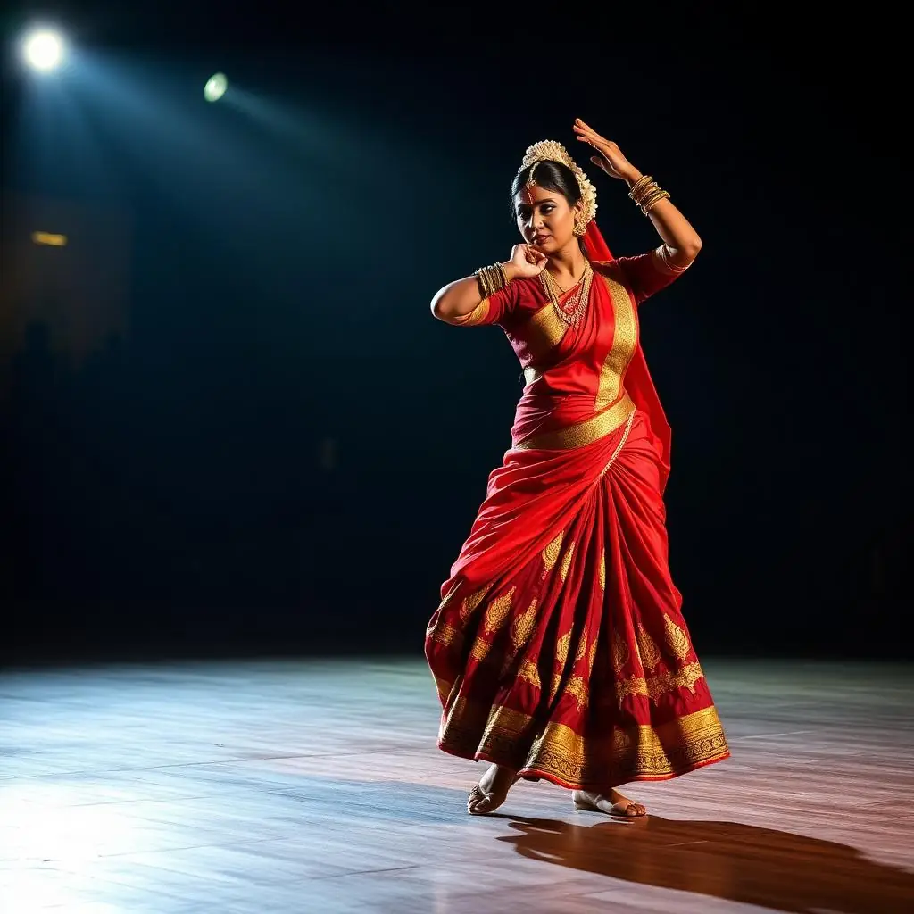 Indian classical dancer